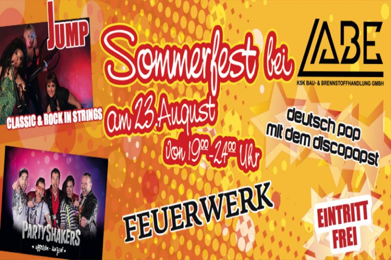 sommerfest abe ABE KSK Bau und Brennstoffhandlung GmbH Angermünde